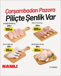 Namlı Hipermarketleri broşür kapağı